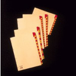 Concord Traditional Indexes Red/Yellow Tabs