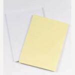Q Connect Memo Pad, A4, Ruled Feint, 60 Leaf, Yellow, Pack of 10