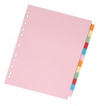 Q Connect Subject Dividers, A4, 12 Part, Each