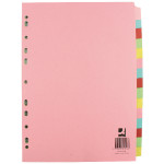 Q Connect Subject Dividers, A4, 15 Part, Each