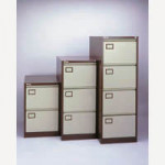 Q CONNECT FILING CABINET COFFEE CREAM