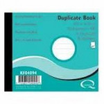 Q Connect Duplicate and Triplicate Books Ruled Feint
