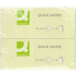 Q Connect Yellow Quick Notes