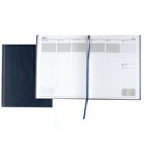 Q Connect Quarto Diary, 260 x 210mm, Week to View Appointment, Black, 2016