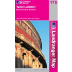 Ordnance Survey Landranger West London 176