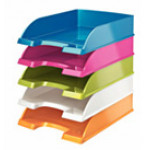 LEITZ WOW RANGE - METALLIC LETTER TRAYS