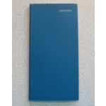 Letts Slim Telephone/Address Book. H170 x W85mm. Teal