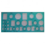 Linex General Purpose Template 1119S, 196 x 90mm
