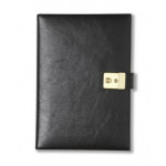 Antique Hide Leather Lockable Journal
