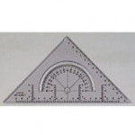 Linex Geometry Set Square, H:225mm, K:160mm, Thickness:2mm.