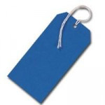 Zip Strung Tags - 120 x 60mm