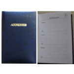 Dataday Address Book with Padded Cover. H80 x W55 x D15mm. Blue. Each