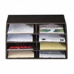 Q Connect Paper/Mail Sorter. Black