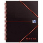 Black n Red Meeting Book, A5, Pack of 5