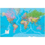 Giant World Laminated Political Map