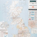 UK Postcode Areas Map, Laminated, Each