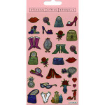 Paper Projects Stickers. Sparkle Bags and Shoes. Each