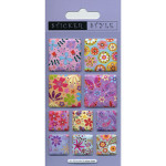 Paper Projects Stickers. Flower Panels. Each
