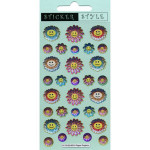 Paper Projects Stickers. Smiley Flowers. Each