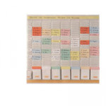 Nobo T-Card 7 Day Kit 7x24-Slot Size 2 and 1x24-Slot Size 1