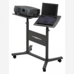 Nobo LCD/DLP Projector Trolley Twin Platform