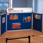 Nobo Blue Mini Desktop Display Kit
