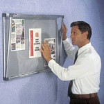 Nobo Noticeboard Visual Insert Blue