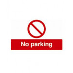 No Parking 300X500mm PVC, Each