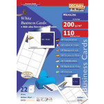 Decadry 200gsm Folded Business Cards, Pack of 110