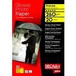 Decadry Glossy inkjet Photo Cards, 10 x 15cm