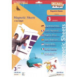 Decadry Inkjet Magnetic Sheets, Pack of 3