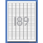 Decadry Labels, Sheet of 189 with Round Corners