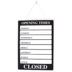 Clipper Opening Times Sign, Each