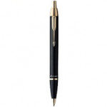 Parker IM Black Ball Pen with Gold Trim, Each, S0856440