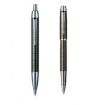Parker IM Premium Deep Gunmetal Chiselled Pens