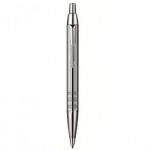 Parker IM Premium Shiny Chrome Chiselled Ball Pen, Each, S0908660