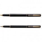Parker Rialto Fountain Pen and Ball Pen Gift Set with Gold Trim, Each
