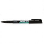 Pentel Permanent Marker, Fine, NMS50-A, Black, Pack of 12