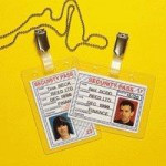 Self laminating badge, landscape, 60 x 90mm, pack of 25