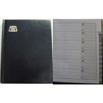 Plan A Day Telephone Address Book. Black Cover. 135 x 105mm. Each