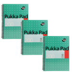 Pukka Jotta Wirebound Notebook, A5, Pack of 3
