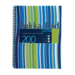 Pukka Polypropylene Cover Wirebound Notebook, A4, Blue