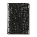 Crocodile Grain Leather Passport Holder
