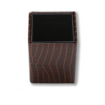 Crocodile Grain Leather Pencil Tub