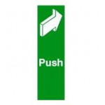 Push. 150 x 50mm. Self-Adhesive. Each.
