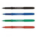 Q Connect Fineliner Pens 0.4mm