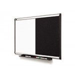 Nobo Prestige Combination Board: Magnetic Dry Wipe/black Foam, 900x600mm, Each, QBPK9060