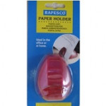 Rapesco Paper Holder. D75 x W55 x H35mm. Raspberry. Each