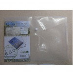 Rapesco Eco Popper Wallets, A4, Clear, Pack of 5