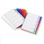 Rexel Polypropylene Binding Cover and 5 Part Dividers, Pack of 10